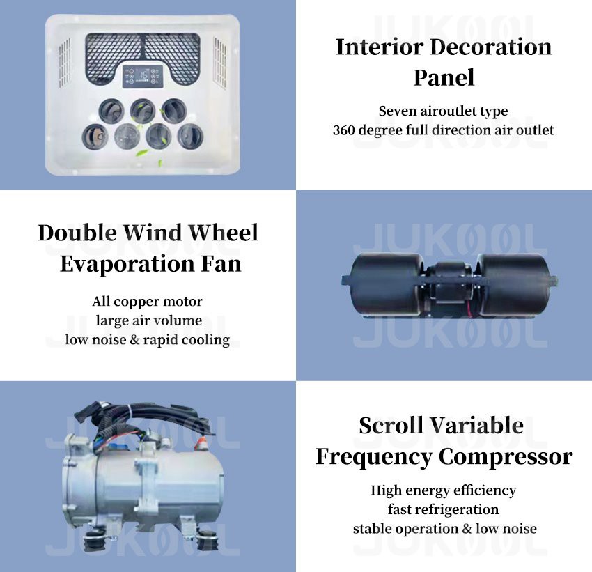 Detalis of 24v truck bed air conditioner Detalis of 24v truck bed air conditioner